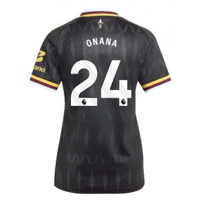 Aston Villa Amadou Onana #24 Replika Bortatröja Damer 2026-27 Kortärmad